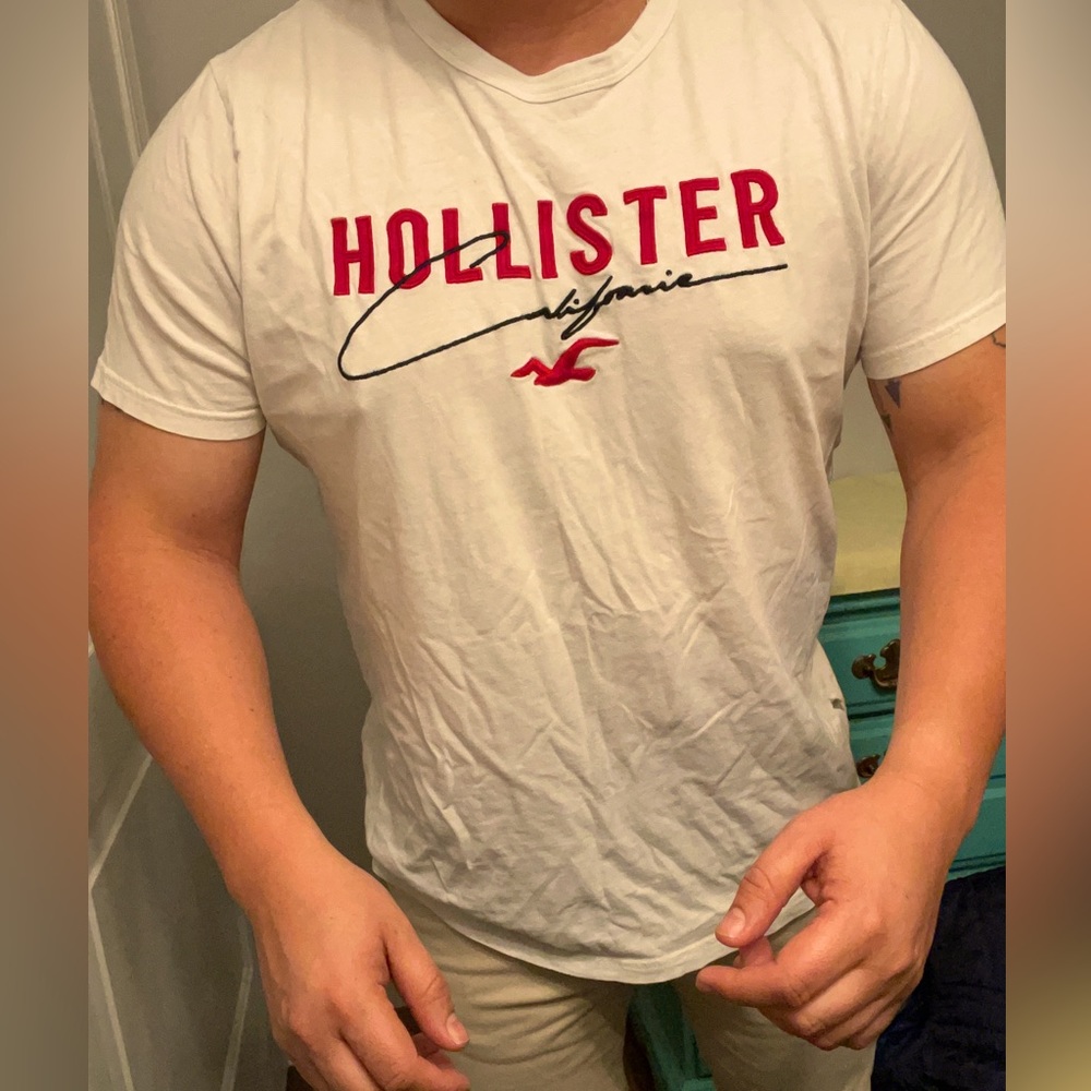 Men’s holister t-shirt size Large